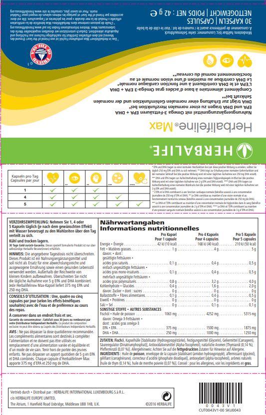 HERBALIFE - Herbalifeline® Max 30 Kapseln