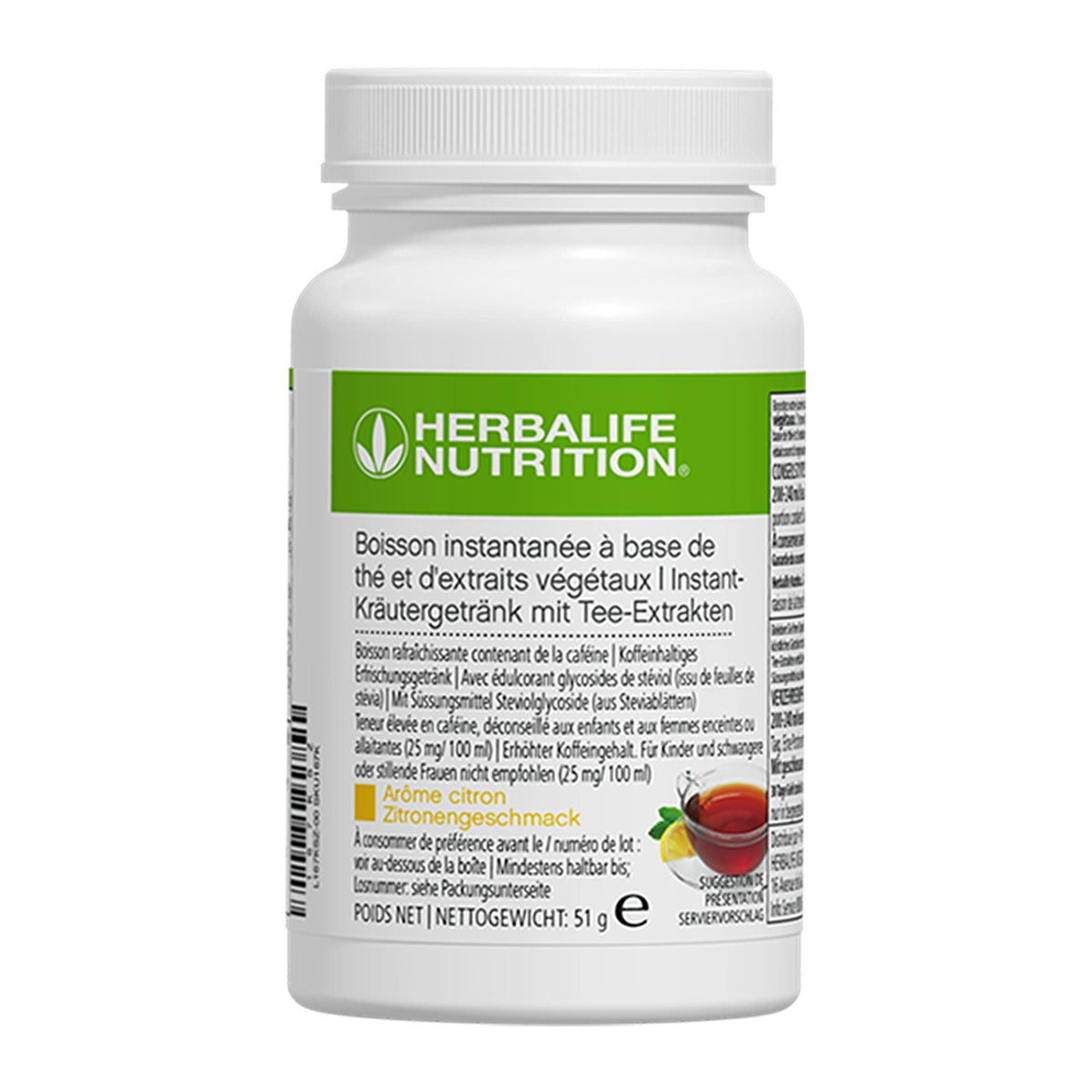 Instant-Kräutergetränk mit Tee-Extrakten 51g — Zitrone
