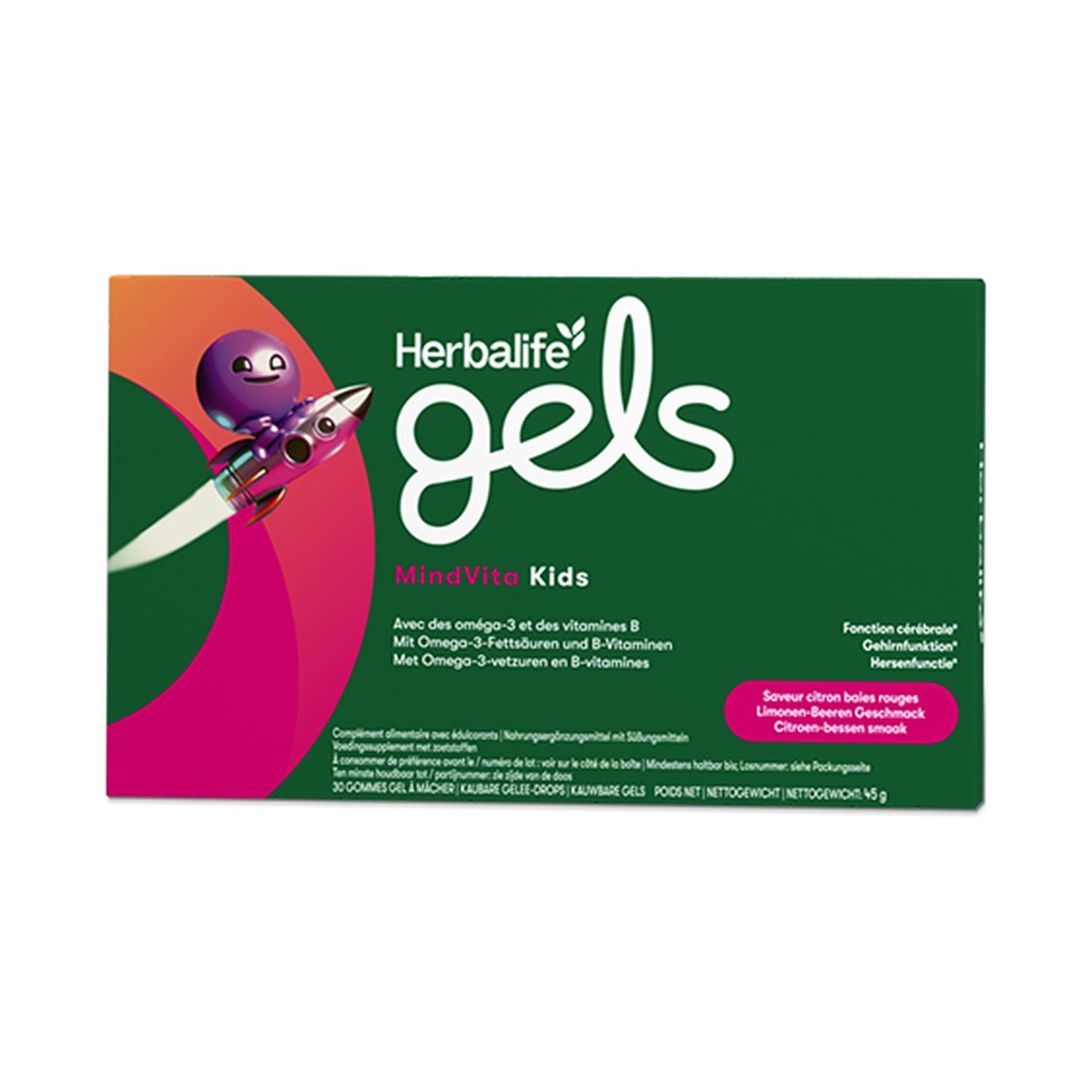 MindVita Kids Gels Limone & Beere – 30 Stück