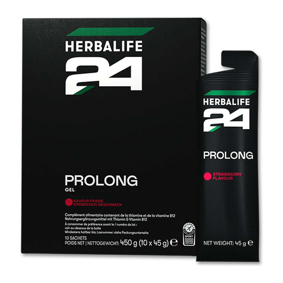 h24 prolong energy gel erdbeere 10 beutel