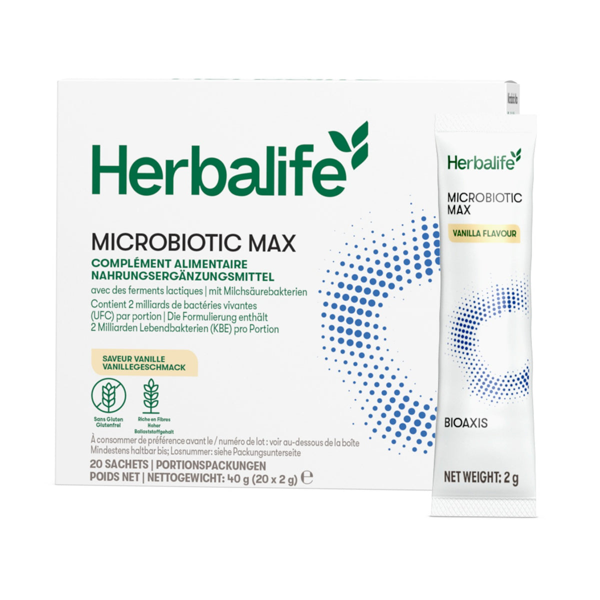 microbiotic max vanille 20 beutel